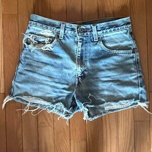Levis Cutoffs Shorts, Vintage Small